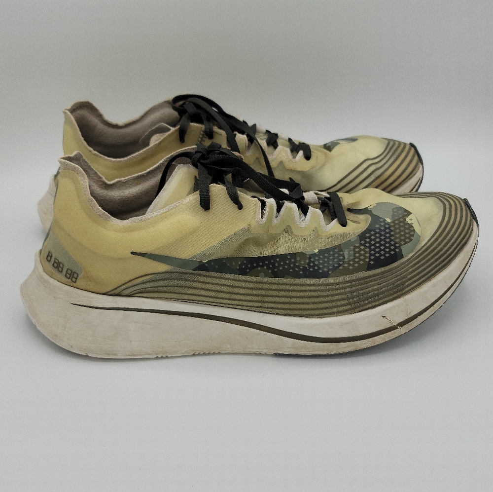 Nike Zoom Fly SP Light Bone Running Shoes Men's Size 12 - Picture 3 of 10